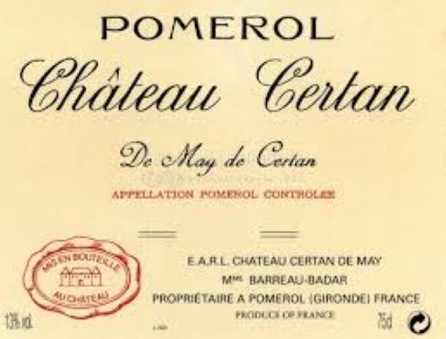 Château CERTAN DE MAY